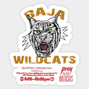 Pray for the Wildcats Sticker